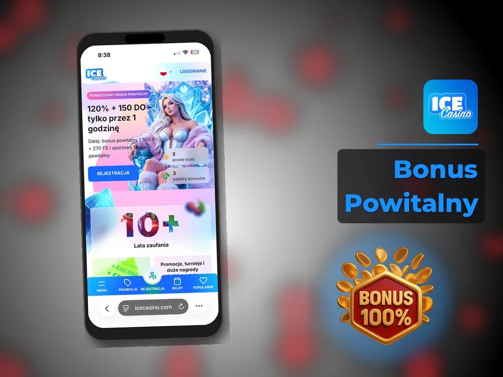 Ice Kasyno Poland - Bonus Powitalny
