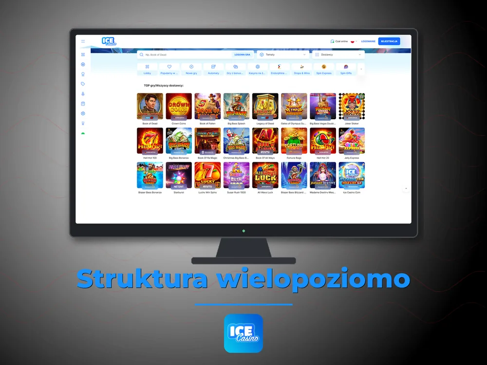 Ice Kasyno Poland - Struktura wielopoziomo
